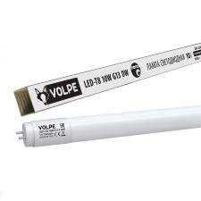LED-T8-10W-DW-G13-FR-FIX-N Лампа светодиодная. матовый рассеиватель. Дневной свет. Цоколь G13 неповоротный. ТМ Volpe.