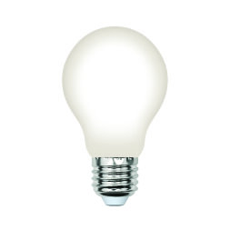 LED-A60-9W-3000K-E27-FR-SLF Лампа светодиодная. Форма A. матовая. Теплый белый свет 3000K. ТМ Volpe