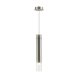 5061/5LA PENDANT ODL24 453 серебристый/дымчатый/металл/стекло Подвес LED 4W 3000K SHINY