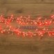 Гирлянда Мишура LED 6 м прозрачный ПВХ, 576 диодов, цвет красный