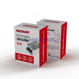 Источник питания AC 110-250V/DC 24V 1A 24W с разъемами под винт (IP20)