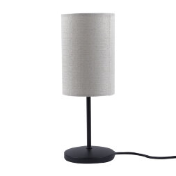 UML-B308 E14 BLACK-BEIGE Светильник настольный декоративный под лампу Е14. 40W. Механический выключатель. Черный-Бежевый. ТМ Uniel