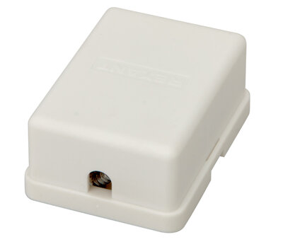 Розетка телефонная внешняя, 2 порта UTP, RJ-14 (6P4C), CAT 3 REXANT