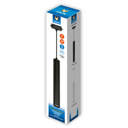 ULB-Q310 12W-4000K BLACK Светильник-прожектор светодиодный трековый. Подвесной. 1000 Лм. Белый свет 4000К. Корпус черный. ТМ Volpe