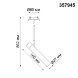 357945 NT19 025 белый Встраиваемый светильник IP20 LED 3000К 5W 220-240V MONS