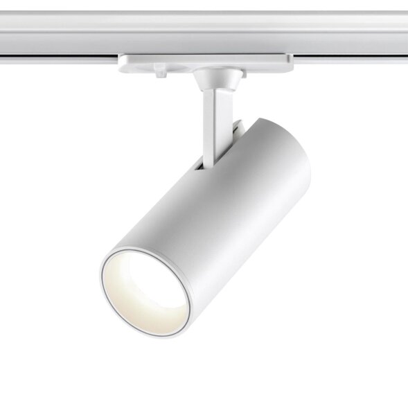 359148 PORT NT23 091 белый Светильник трековый однофазный двухжильный IP20 LED 15W 220V 4000К 1440Лм