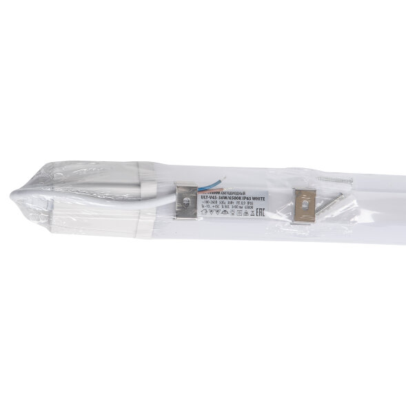 ULT-V45-36W-6500K IP65 WHITE Светильник светодиодный линейный. Дневной свет 6500K. Корпус белый. ТМ Uniel