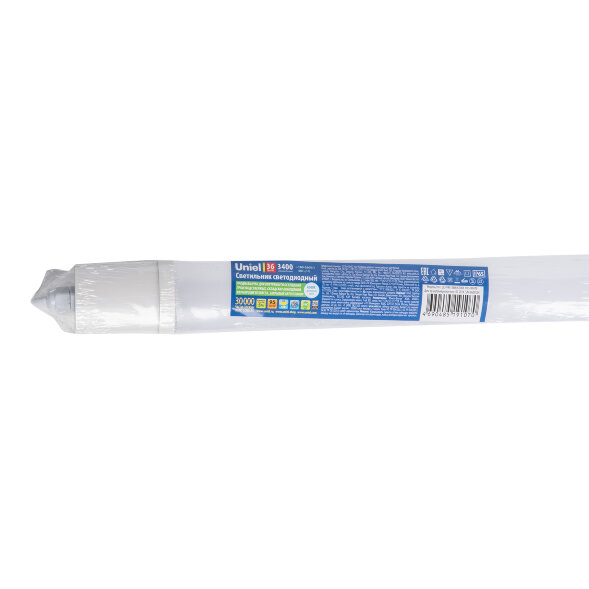 ULT-V45-36W-6500K IP65 WHITE Светильник светодиодный линейный. Дневной свет 6500K. Корпус белый. ТМ Uniel