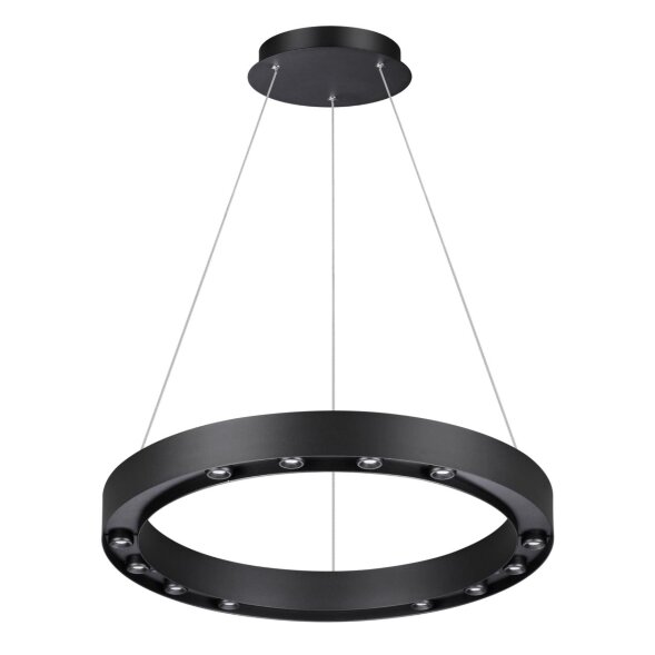 358798 OVER NT21 181 черный Светильник накладной светодиодный, длина провода 2м IP20 LED 50W 4800Лм