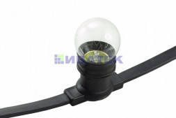 Гирлянда Belt-Light 2 жилы, 100м, шаг 50см, 180 патронов E27, IP65, черный провод NEON-NIGHT