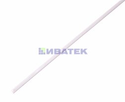 Трубка термоусаживаемая ТУТ нг 2,5/1,25мм, белая, упаковка 50 шт. по 1м REXANT