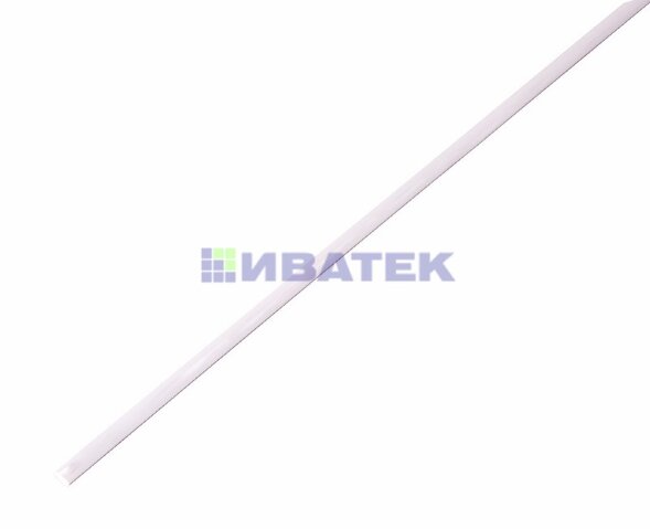 Трубка термоусаживаемая ТУТ нг 2,5/1,25мм, белая, упаковка 50 шт. по 1м REXANT