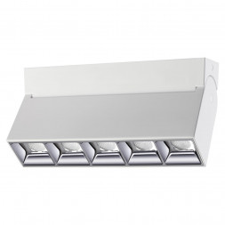 358320 OVER NT19 199 белый Светильник накладной IP33 LED 4000К 25W 110-265V EOS