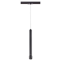 357981 NT19 046 черный Трековый светильник IP20 LED 7W 3000К 220V EDDY