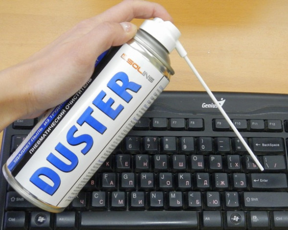 Solins DUSTER, аэрозоль - 400 мл (сжиженный газ для продувки от пыли)