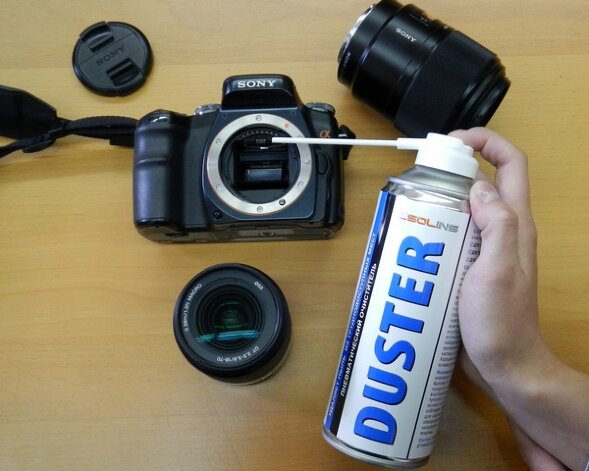 Solins DUSTER, аэрозоль - 400 мл (сжиженный газ для продувки от пыли)