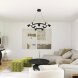 8237/9 COMFI LN25 210 черный, металл Светильник подвесной GU10 9*35W 220V ILMINA