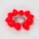 ULD-S0400-010/STB/2AA RED IP20 STRAWBERRY Гирлянда светодиодная на батарейках 2AA (не в/к), «Клубника», 4м. 10 светодиодов. Красный свет. Провод прозрачный. TM Uniel.