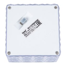 USL-F-172-PT050 ICECUBE Садовый светильник на солнечной батарее. 4 светодиода. Теплый белый свет. 1xАА Ni-Mh аккумулятор в-к. IP44. TM Uniel