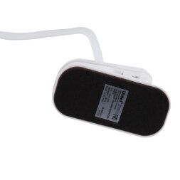 ULM-D602 10W-3000-6000K-DIM WHITE Светильник настольный светодиодный прищепка. Сенсорный выключатель. Диммер. Белый. TM Uniel