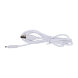 ULM-D602 10W-3000-6000K-DIM WHITE Светильник настольный светодиодный прищепка. Сенсорный выключатель. Диммер. Белый. TM Uniel