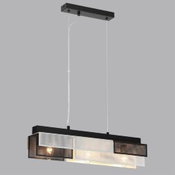 8004/3A MODERNI LN25 164 черный/белый,, черный металл/металл Подвесной светильник Е14 3*40W 220V DAN