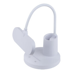 ULM-D603 10W-3000-6000K-DIM WHITE Светильник настольный светодиодный с подставкой под канцелярские принадлежности. Сенсорный выключатель. Диммер. Белый. TM Uniel
