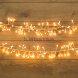 Гирлянда Мишура LED 3 м прозрачный ПВХ, 288 диодов, цвет ТЕПЛЫЙ БЕЛЫЙ