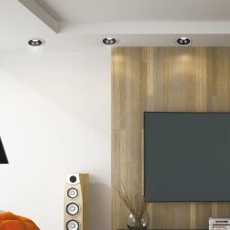 358691 SPOT NT21 276 белый/черный Светильник встраиваемый светодиодный IP20 LED 4000К 10W 100-265V K