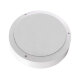 ULW-K13A 10W-4000K IP65 WHITE Светильник светодиодный влагозащищенный. Круг. Белый свет 4000K. 1200Лм. 150X60мм. Корпус белый. ТМ Uniel