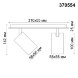 370554 NT19 103 белый Накладной светильник IP20 GU10 2*50W 230V GUSTO