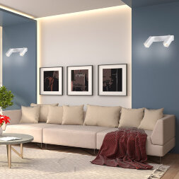 370554 NT19 103 белый Накладной светильник IP20 GU10 2*50W 230V GUSTO