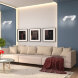 370554 NT19 103 белый Накладной светильник IP20 GU10 2*50W 230V GUSTO