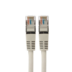 Шнур коммутационный, патч-корд F/UTP RJ45-RJ45, CAT 5e, LSZH серый, 5м REXANT