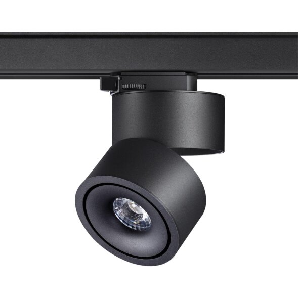 358779 PORT NT21 101 черный Трехфазный трековый светодиодный светильник IP20 LED 15W 4000K 1300Лм 10