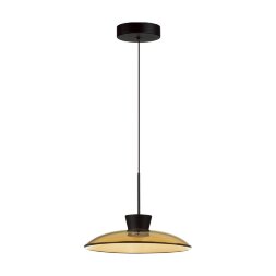 5055/9LA L-VISION ODL24 457 черный/янтарный/металл/стекло Подвес LED 9W 3000К SAUCER