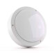 ULW-K13A 10W-5000K IP65 WHITE Светильник светодиодный влагозащищенный. Круг. Белый свет 5000K. 1200Лм. 150X60мм. Корпус белый. ТМ Uniel