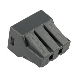 Экспресс-клемма с пастой СМК 773-306, 6-проводная до 2,5 мм2, серая (50 шт/уп) REXANT