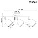370561 NT19 107 медь Накладной светильник IP20 GU10 3*50W 230V VETERUM