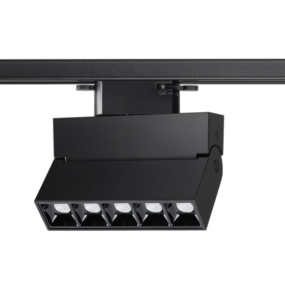 358325 PORT NT19 101 черный Светильник трековый однофазный трехжильный IP33 LED 4000К 13W 110-265V E
