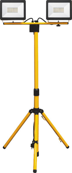 Прожектор на штативе , 2*30W 6400К 230V черный IP65  , LL-502
