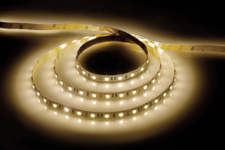 Лента светодиодная, 60SMD(5050)/m 14.4W/m 12V 5m 3000К, LS606 FERON