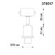 370517 NT19 028 белый Трековый корпус IP20 GU10 50W 220V UNITE