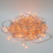 ULD-B12006-195/TTK AMBER IP44 Бахрома светодиодная с эффектом мерцания, 12м. Соединяемая. 195 светодиодов. Янтарный свет. Провод прозрачный. ТМ Uniel