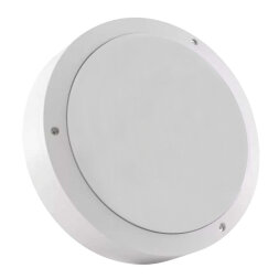 ULW-K15A 25W-5000K IP65 WHITE Светильник светодиодный влагозащищенный. Круг. Белый свет 5000K. 3000Лм. 220X70мм. Корпус белый. ТМ Uniel