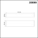 358099 NT19 008 черный Линейный светильник IP20 LED 4000K 6W 24V RATIO
