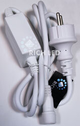 Блок питания для изделий Rich LED с постоянным свечением. 2А. Для соединения до 10 шт. , цвет: чер