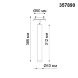 357890 NT19 068 белый Встраиваемый светильник  IP20 LED 3000K 10W 160-265V MODO