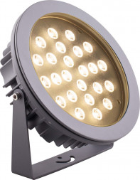 Светодиодный прожектор  ЛЮКС, D240xH240, IP67 24W AC230V, теплый белый,LL-877 , артикул 32043, FERON
