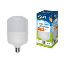 LED-M80-25W-NW-E27-FR-S Лампа светодиодная с матовым рассеивателем. Материал корпуса термопластик. Цвет свечения белый. Серия Simple. Упаковка картон. ТМ Volpe